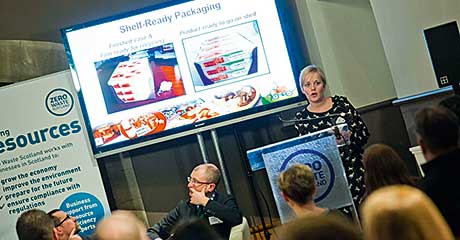 Joyce Dempsey, consultant at Finsbury Group, shared innovations in transit packaging which have reduced pack weight by 25%.