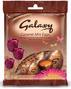 Mars Galaxy caramel mini eggs –part of the 2013 Easter range. 