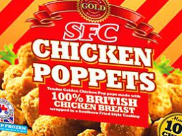 Snack attack – SFC roll out new range AN 11-strong range of frozen snacks, including premium Chicken Poppets with the Red Tractor logo, above, has been launched by poultry specialist SFC.