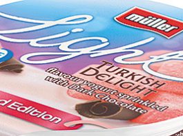 Spring makeover to woo stylish consumer The Müllerlight range gets a new look with a hand-written typeface and bigger pictures of ingredients.