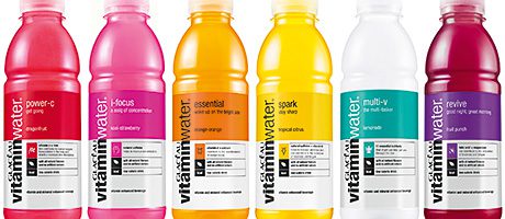Growing water second to cola – Sales for sector soar Glacéau vitaminwater, from CCE, which saw sales grow by 34% to £16.5m last year, has been reformulated with stevia, shaving off 30 calories per bottle. All eight of the waters also have a revised blend of vitamins and minerals.