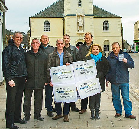 Members of Lanark Business Group launch Totally Locally Lanark.