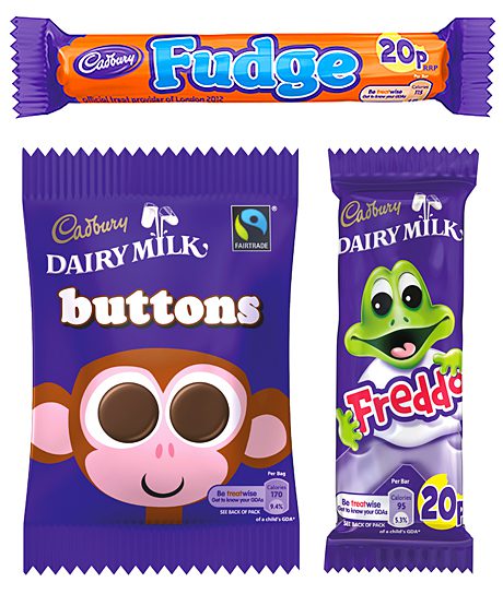 Mondelez International says its Cadbury portfolio includes chocolate treats that appeal to parents buying for kids.