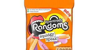 SUGAR confectionery and chocolate manufacturer Nestlé Confectionery has extended its Rowntree’s Randoms range with the introduction of Squidgy Speak.