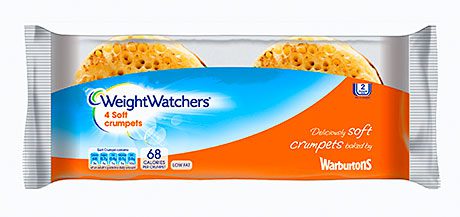 WEIGHT Watchers has extended its range of bakery products with the launch of Weight Watchers Soft Crumpets, baked by Warburtons.