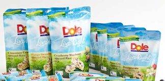 FRESH fruit giant Dole has launched its first range of snacks, called Live Right. Based on dried fruit, nuts, seeds and rice, it comes in on-the-go and store cupboard pack sizes.