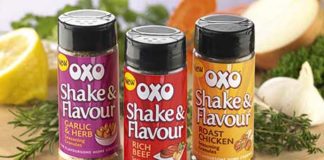 A new product designed to help hard-pushed families get a delicious meal on the table is the latest innovation from Oxo. Shake & Flavour is a shaker pack filled with fine seasoning granules that can be sprinkled into food before or during the cooking process. They can also be shaken on at the end, as a finishing touch before serving.