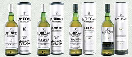 ISLAY malt Laphroaig has a new look. The updated packaging features a monochrome label and typeface that brand owner, Beam Inc, hopes will create “a warmer shelf appeal”.