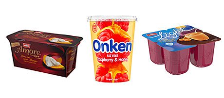 Onken’s big pots, aimed at consumers who want a healthy yogurt in a large pack. Müller Dairy’s range targets a variety of yogurt eaters. Amore is for luxury-seekers, Müllerlight desserts seek treaters who shun calories and the new De Luxe Corners are for those who are looking for an indulgent treat.