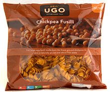 Top innovation: Dell Ugo’s gluten-free pasta, made from chickpeas. 