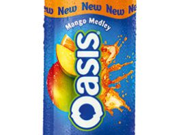 Oasis joins the exotic trend OASIS has gone all tropical with its new flavour, Mango Medley, designed to appeal to the drink’s core target audience of 16-24 year olds