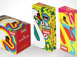 Swan’s packaging is feeling groovy
