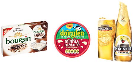 Boursin is pushing its different flavours with a range of Lisa Faulkner recipes; Dairylea’s triangles have an expanded flavour range; Philadelphia’s Simply Stir sauces offer an option to shoppers looking for tonight’s tea.