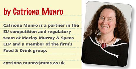 Catriona Munro is a partner in the EU competition and regulatory team at and a member of the firm’s Food & Drink group