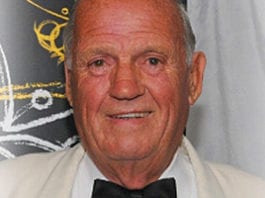 For a life in food – Jess recognised at awards ceremony Archie Jess, above right, with Andrew Hemphill, president of Greenock Chamber of Commerce.