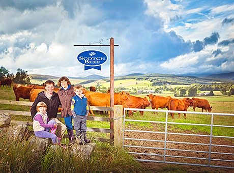 Advertising became a family business earlier this when two Perthshire cattle-farming families starred in the latest Scotch Beef campaign.