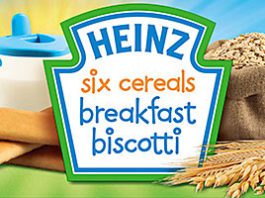 Baby breakfast innovation – Heinz biscotti BISCOTTI for babies’ breakfasts is one of the innovations in Heinz’s infant range. There are also pots of porridge and fruit and improved cereal recipes.