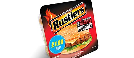 Rustlers, from Kepak, one of several “hot, quick and tasty” snack products that can be used with its Heat and Eat microwave ovens and stands. 