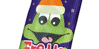 Mars’ Merryteaser, a Malteser-filled chocolate reindeer designed as a festive treat. Cadbury’s Freddo has Christmassy knitted packaging and added popping candy.