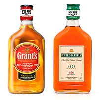 The new 35cl, price-marked packs of Grant’s and Three Barrels, which have been designed with the convenience market in mind. First Drinks says the new packs will drive impulse sales, with many consumers likely to look upon them as special promotions. 