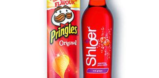 Shloer through P&H is giving the opportunity to retail a tube of Pringles and a bottle of Shloer for £3.