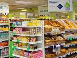 Scotmid adds value to the package Pictured above, Scotmid’s new value-led store at Prestonpans provides more economy offers as well as an increased range of local products. And, pictured right, the new Stuart’s in-store butcher counter at the South Queensferry Scotmid.