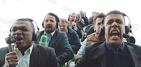 Former footballers feature in the TV commercial The Ride, part of Carlsberg’s marketing campaign that links to its three-year sponsorship deal with the Barclays Premier League.