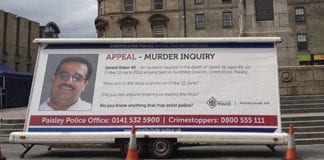 Police in Paisley mounted a major hunt for the killer of local retailer Javaid Ali in summer 2012. Last month Lee Anderson was convicted of culpable homicide and jailed for 15 years.