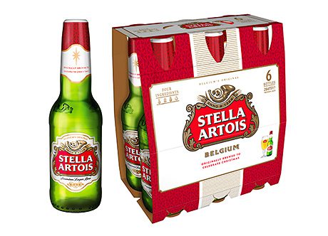 Stella Artois’ packaging for Christmas is designed to reflect its continental heritage and its history as a special festive-season beer.