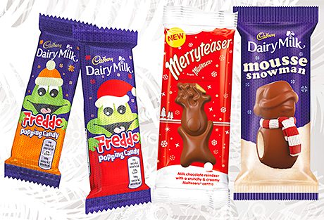 Scott Graham introduces Christmas lines designed as “self-eat” treats ahead of the Christmas season. School children buy the festive offerings from major brands like Cadbury Dairy Milk and Maltesers well ahead of the festive period, he finds.