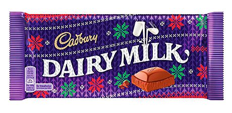 Cadbury Dairy Milk tablet gets a Christmas stocking-style pack. 