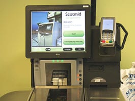 Scotmid city units to pilot self-serve The new self -scan checkouts being introduced in four of Scotmid’s Edinburgh stores. If the pilot project proves successful the tills will be introduced in more stores next year.
