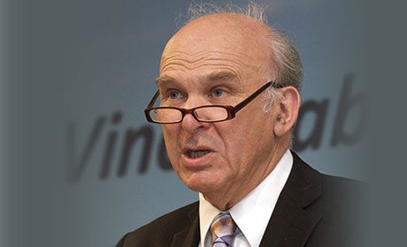 Westminster business, innovation and skills secretary Vince Cable. Picture: Duncan Phillips/CASS