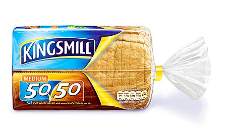 Kingsmill 50/50, one of the growing number of half and half bakery products that appeal to customers looking for healthier bread. 