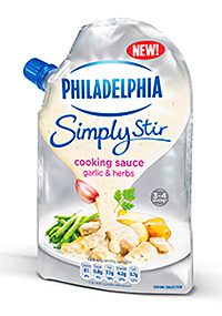 Philadelphia’s Simply Stir flavoured sauces are designed to appeal to shoppers looking to put a meal together quickly.