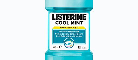 Ranging the wash Listerine