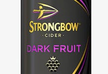 Strongbow Dark Fruit. The Heineken-owned flavoured cider, launched ahead of summer last year – said to have taken a 5% share of off-trade cider sales within eight weeks of launch.