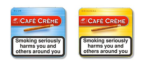 The new look for the UK market-leading cigar Café Crème. Brand owner STG UK says the brand, which had its 50th anniversary last year, has been doing particularly well in independents and symbol stores and in Scotland.