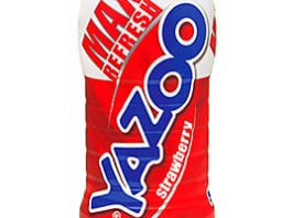 Something special so take it away Strawberry Yazoo. Strawberry and Chocolate are the best-selling flavoured milk flavours.