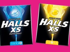 Mini mints from Mondelez Halls XS