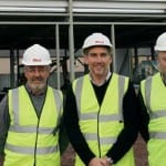 A shop of all the talents Colin Smith, centre, managing director of Lothian Stores, with fellow directors Graham Benson, left, and David Sands, right, on site at the Pinkie project near Musselburgh.