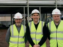 A shop of all the talents Colin Smith, centre, managing director of Lothian Stores, with fellow directors Graham Benson, left, and David Sands, right, on site at the Pinkie project near Musselburgh.