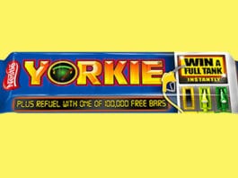 Petrol heads back for Yorkie promo