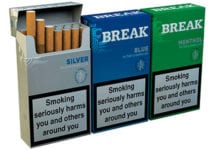 Break Little Cigars come in cigarette-style hard packets, price-marked and plain. A pack of 17 retails at £4.59.