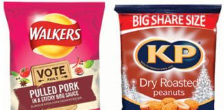 Do us a Flavour winner Pulled Pork is now in the Walkers range. KP’s Big Share Size bags are new for Christmas 2014.