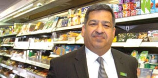 Abdul Majid, President of the Scottish Grocers’ Federation, hopes to have a cross-party working group in the Scottish Parliament focused on convenience stores by the end of 2015. He is pictured in his Nisa store in Bellshill.