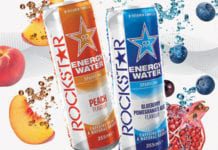 AG Barr hopes to create a new category by combining flavoured energy drinks with flavoured waters. Rockstar Energy Water, launched this month, comes in Peach and Blueberry, Pomegranate and Acai flavours.