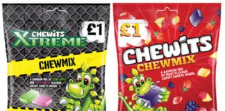 Chewits £1 price-marked sharing bags are aimed at value-conscious big-night-in customers, who the company says are shopping around for value more than ever.