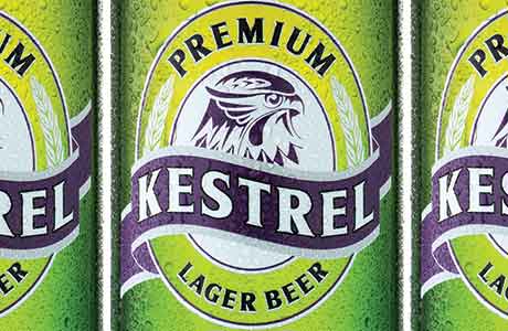Flying wider Kestrel, lager