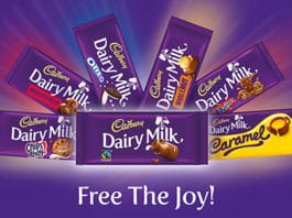 The joy of flavours Cadbury, Dairy Milk, Scottish Grocer